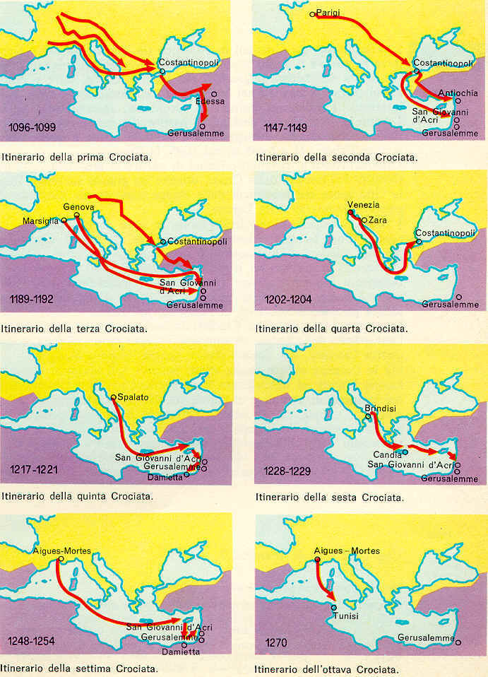 Itinerari delle otto Crociate