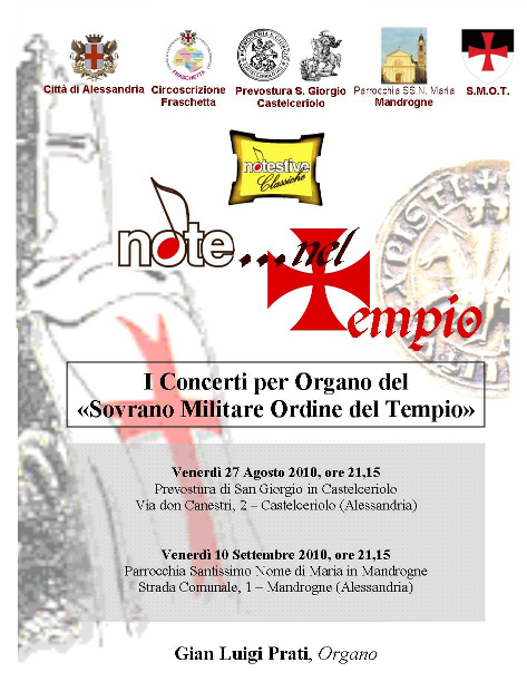 Locandina concerti SMOT