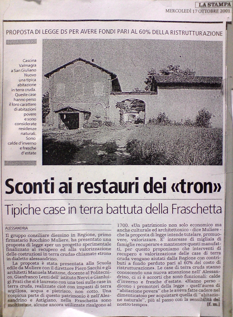 La Stampa - 17 Ottobre 2001